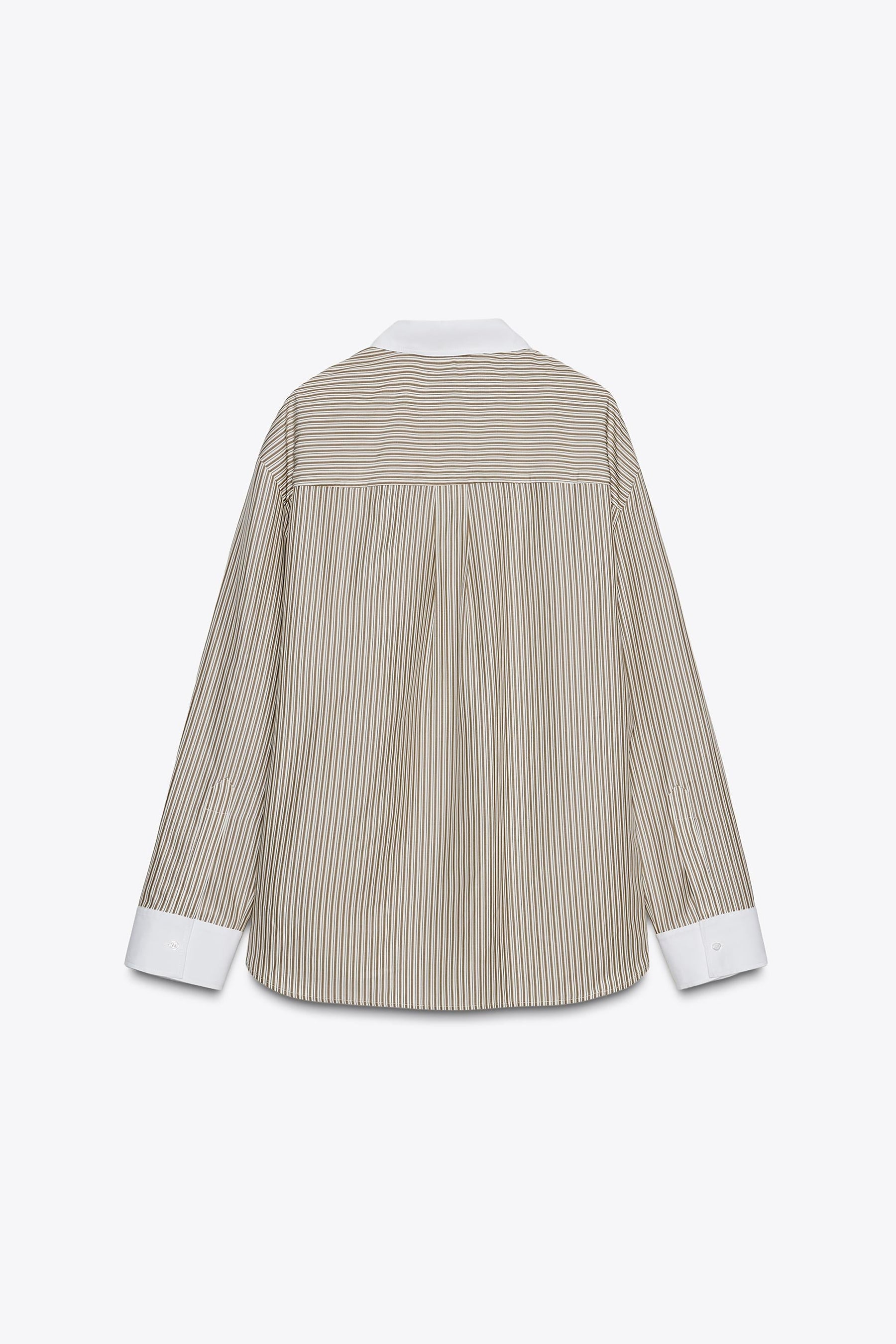 Contrast Striped Shirt
