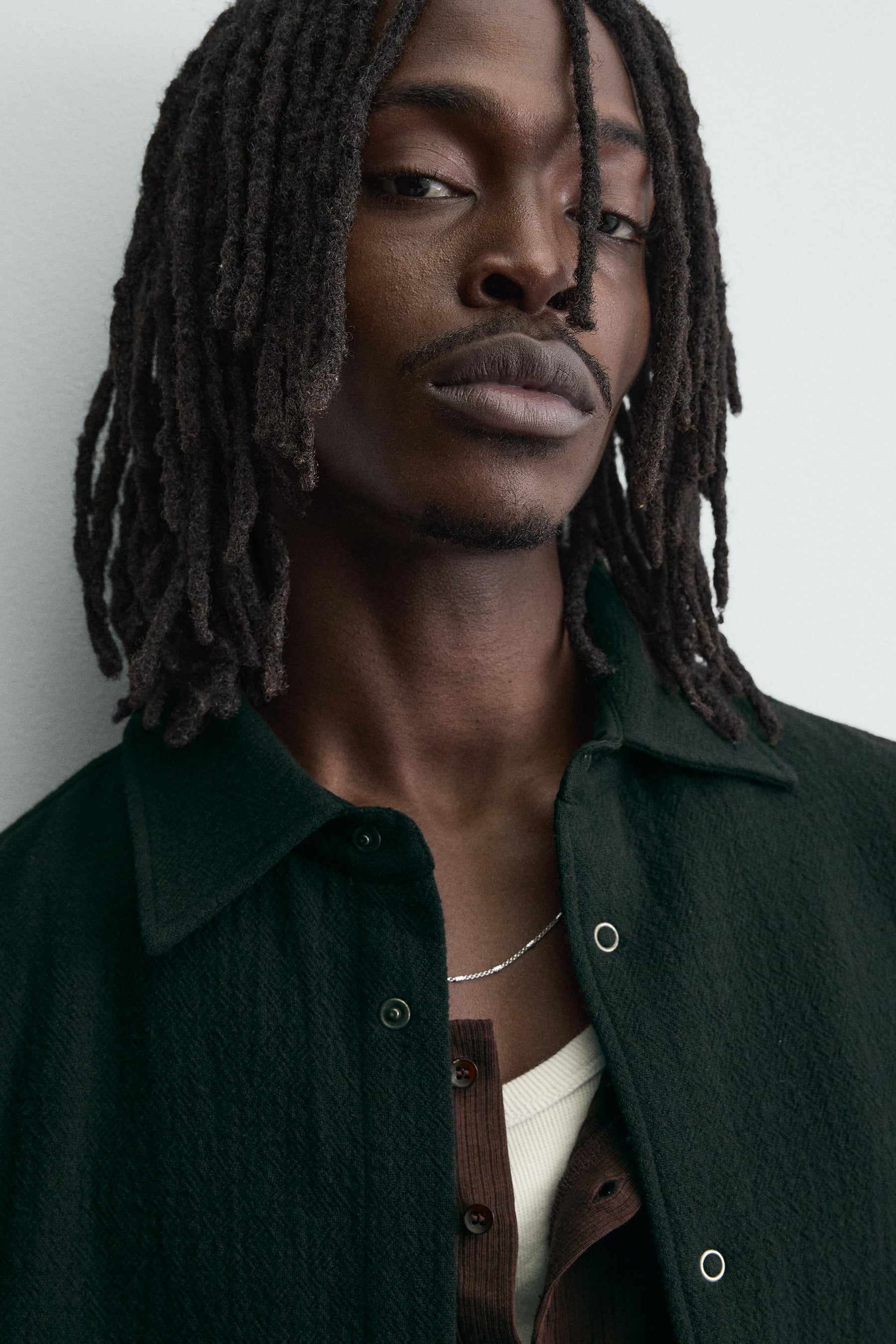 TEXTURED RELAXED FIT OVERSHIRT - Image 5