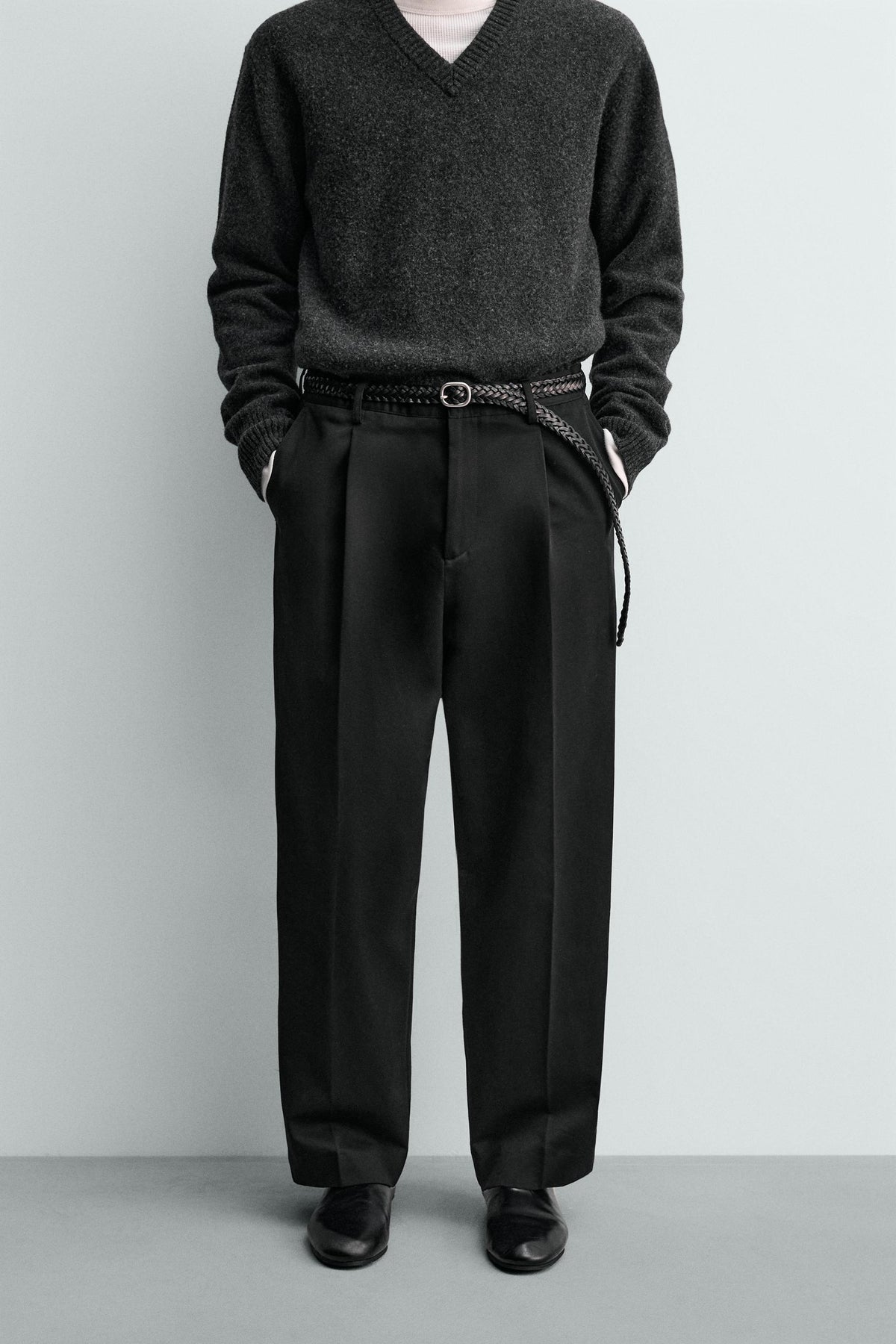 Pleated Relaxed Trousers
