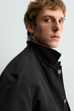 Mixed Leather Jacket