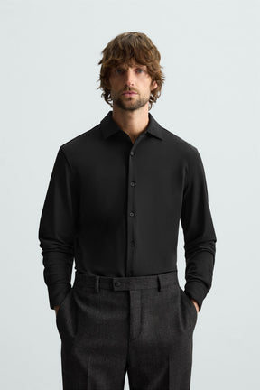 TEXTURED STRETCH SHIRT - Image 2