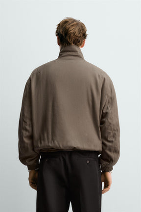 Wollgefütterte Jacke