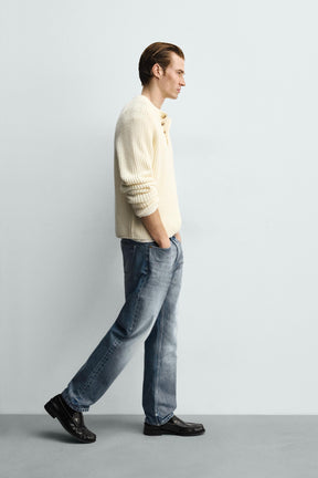 Jeans mit geradem Bein