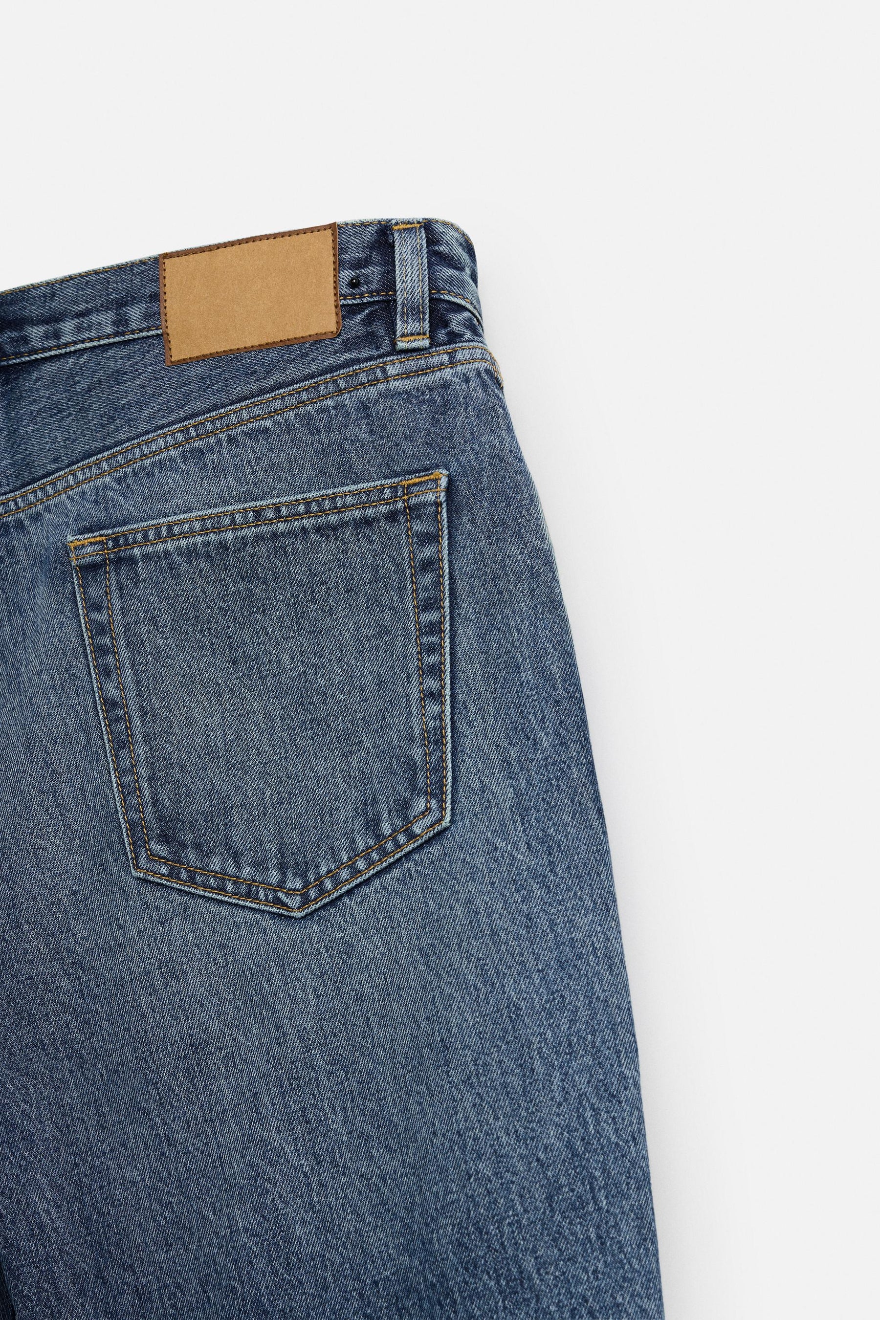 STRAIGHT-LEG DENIM BERMUDA SHORTS - Image 9