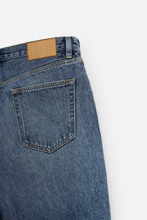 STRAIGHT-LEG DENIM BERMUDA SHORTS - Image 9