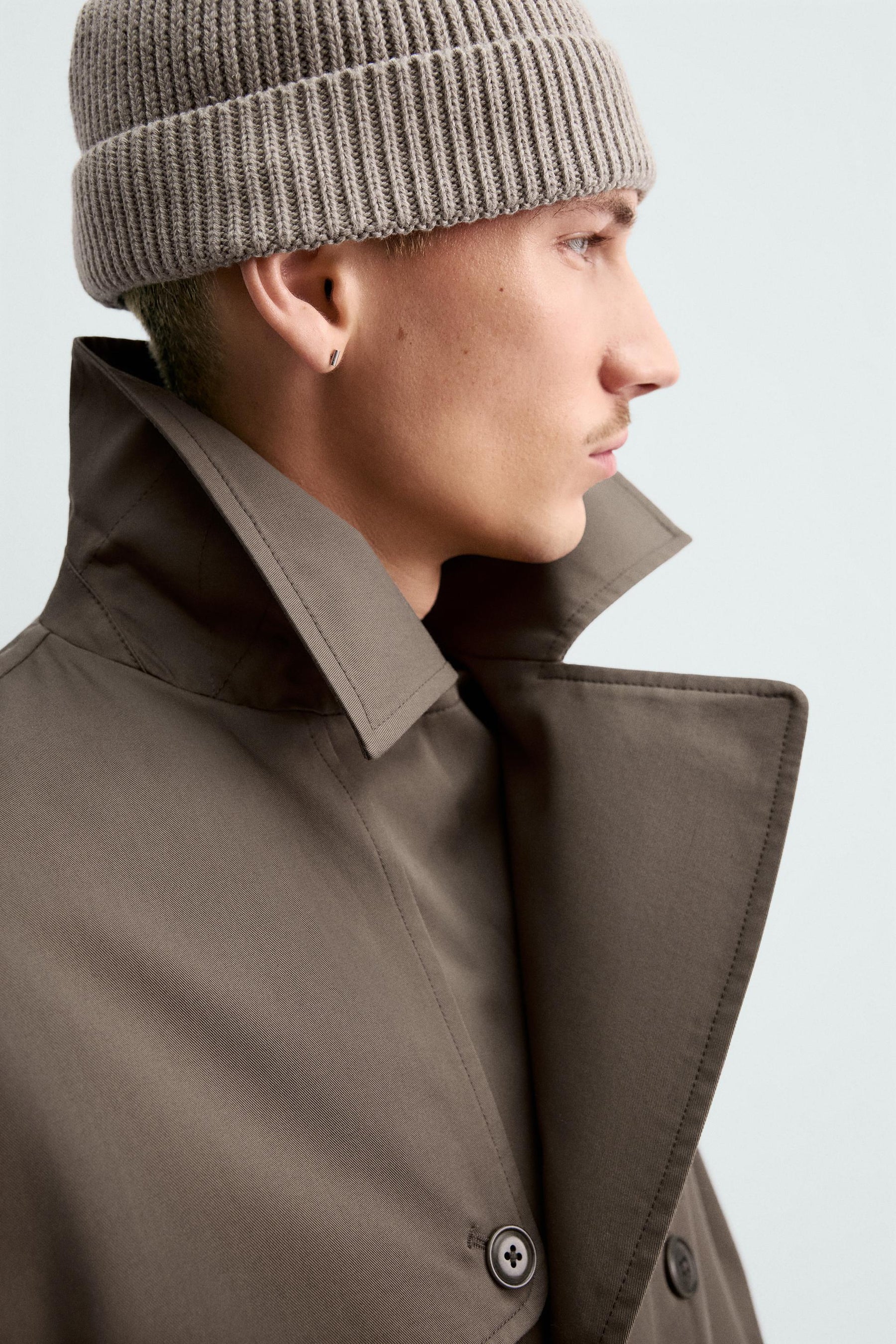 Water Repellent Trench Coat