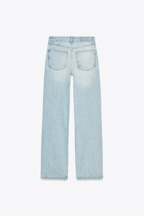 Jeans mit weitem Bein