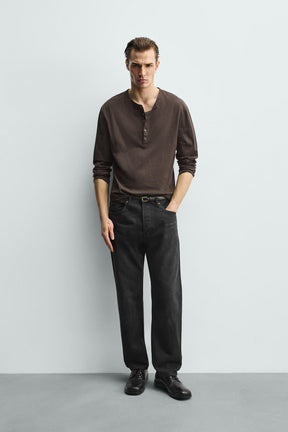 Jeans mit gerader Passform