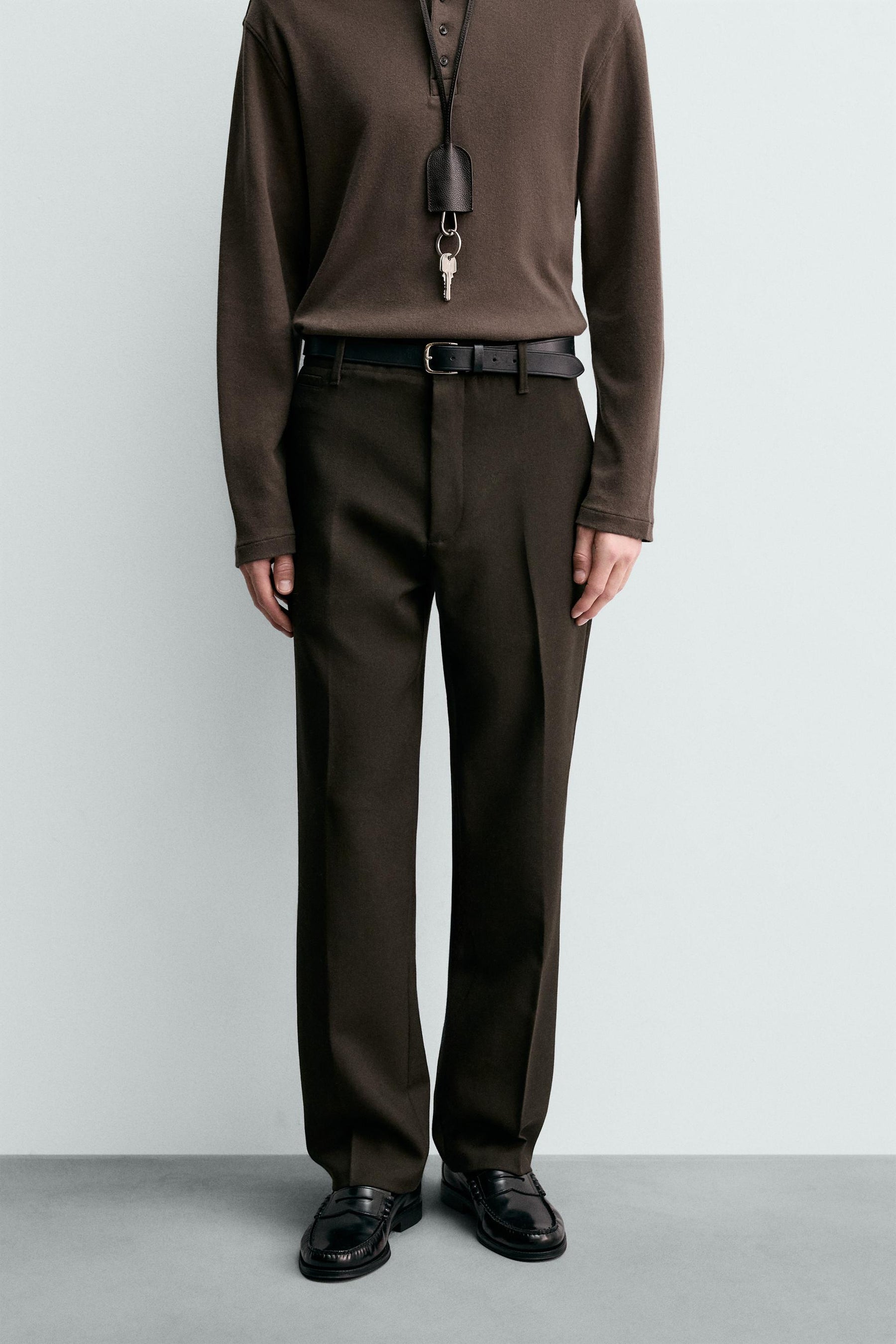 Wool Chino Trousers