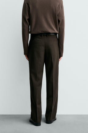 Wool Chino Trousers