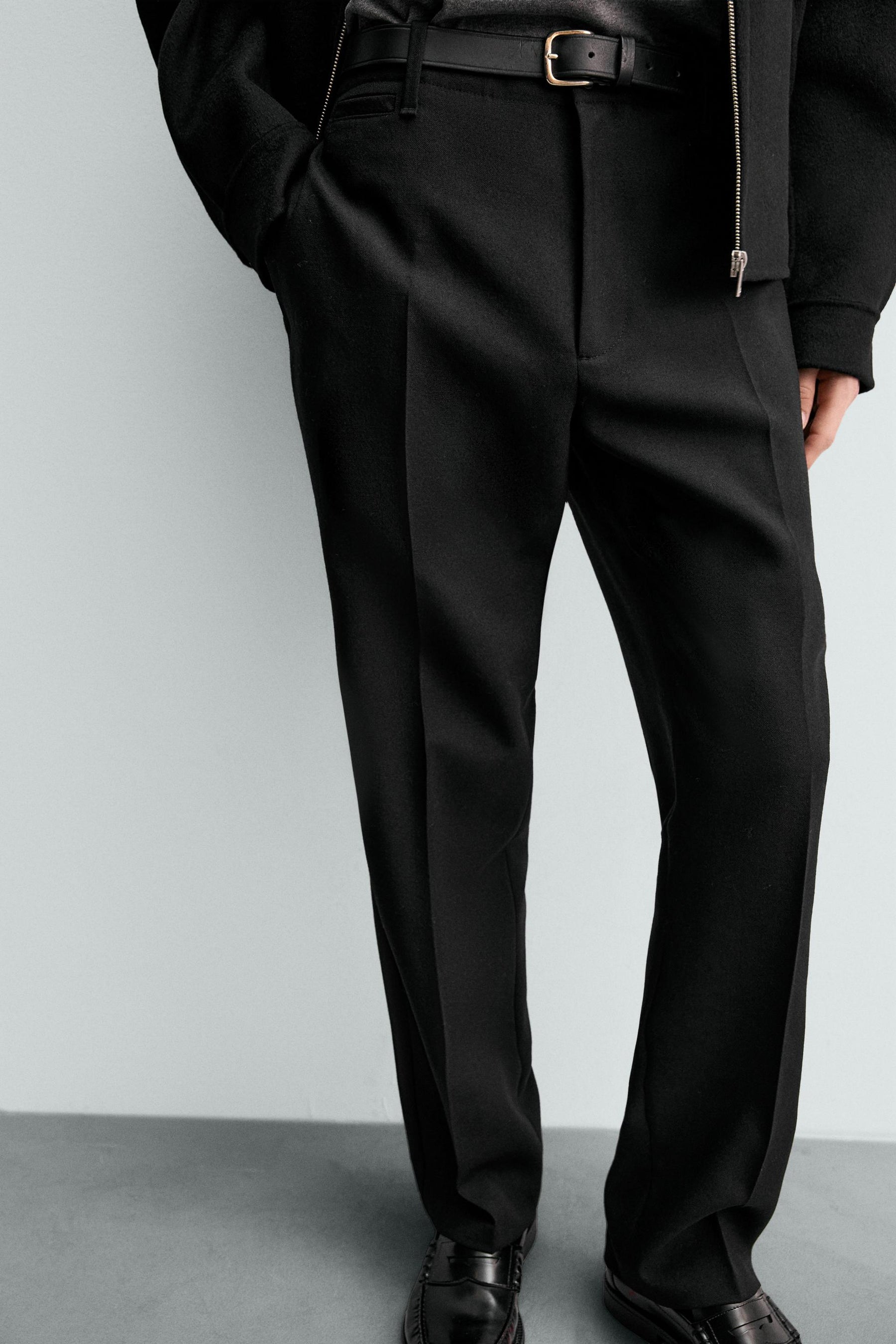 Wool Chino Trousers