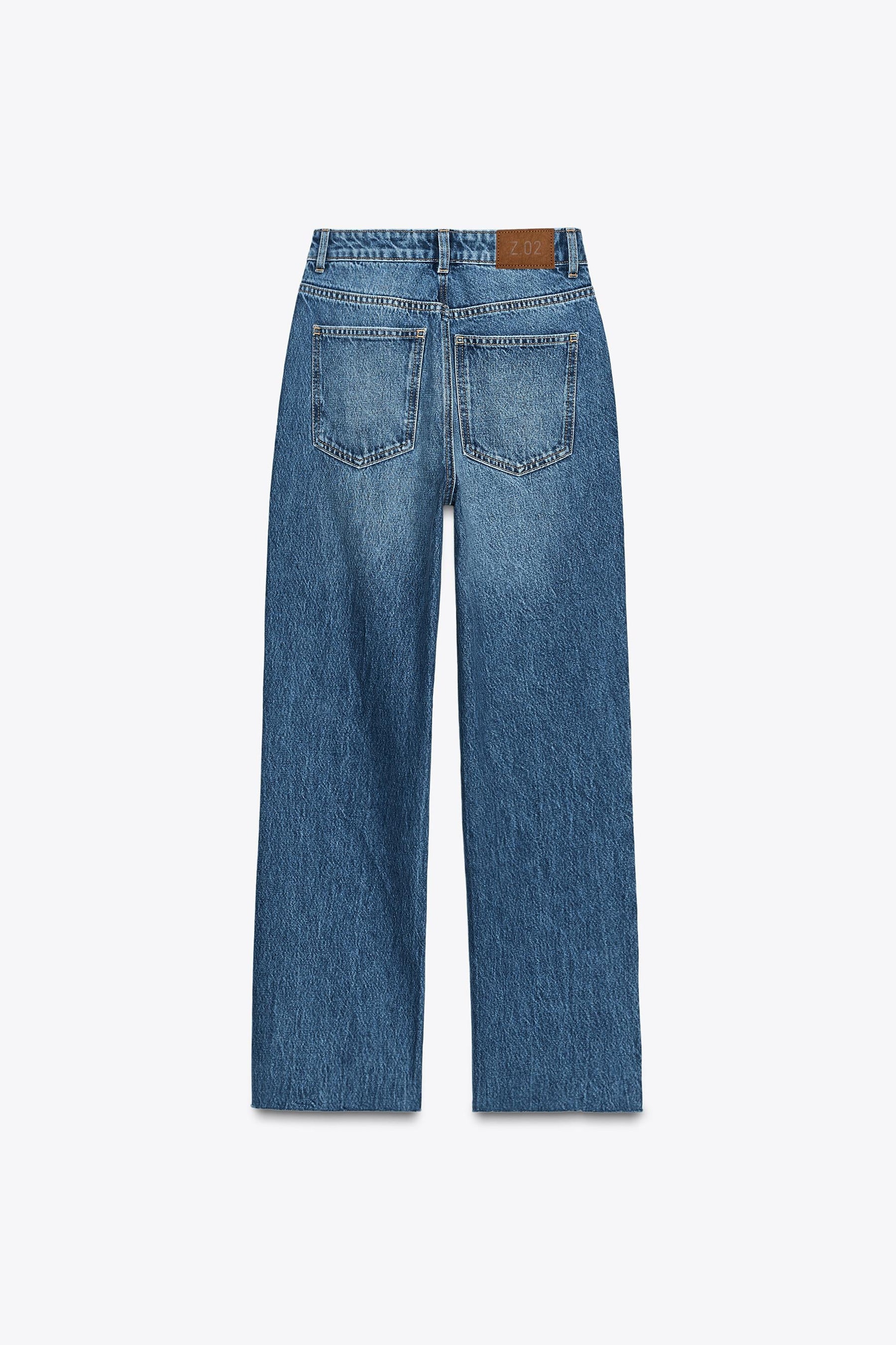 Straight Ankle High-Waist Jeans
