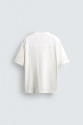 T-SHIRT WITH CONTRAST SLOGANS - Image 8