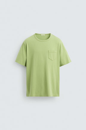 WASHED T-SHIRT WITH POCKET - Image 7