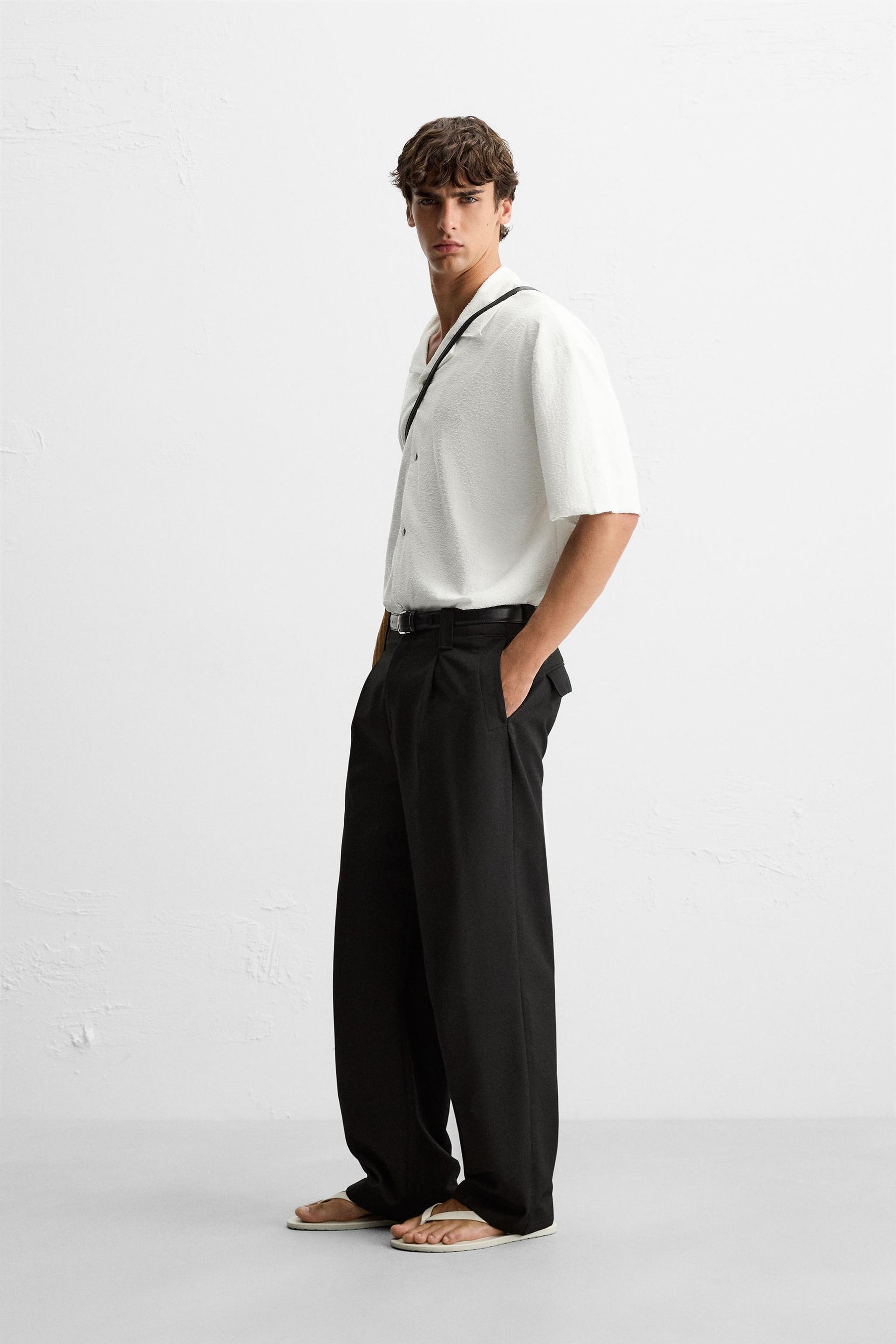TEXTURED RELAXED FIT SHIRT - Image 4