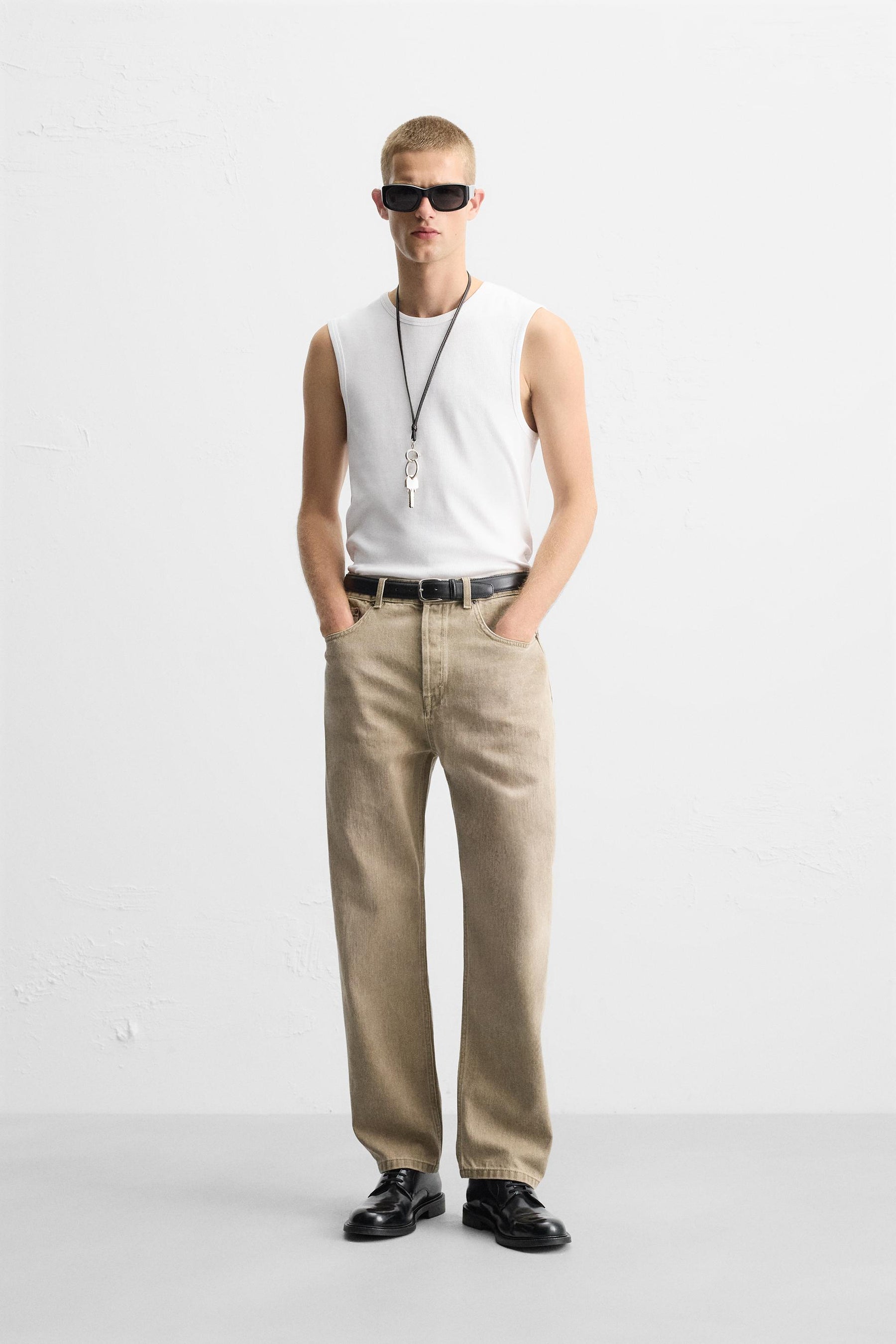 RIBBED TANK T-SHIRT - Image 1