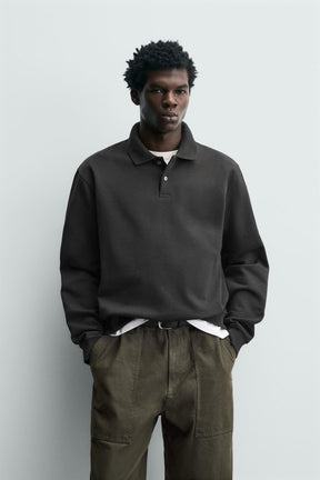 REGULAR FIT TEXTURED POLO SHIRT - Image 2