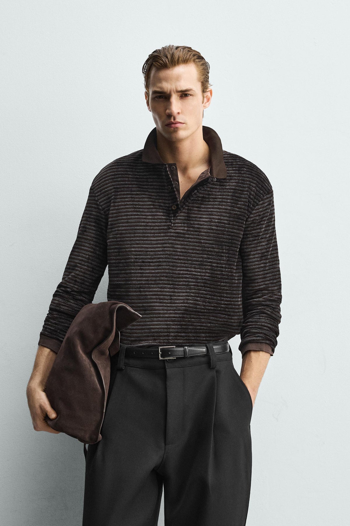 Textured Wash Polo