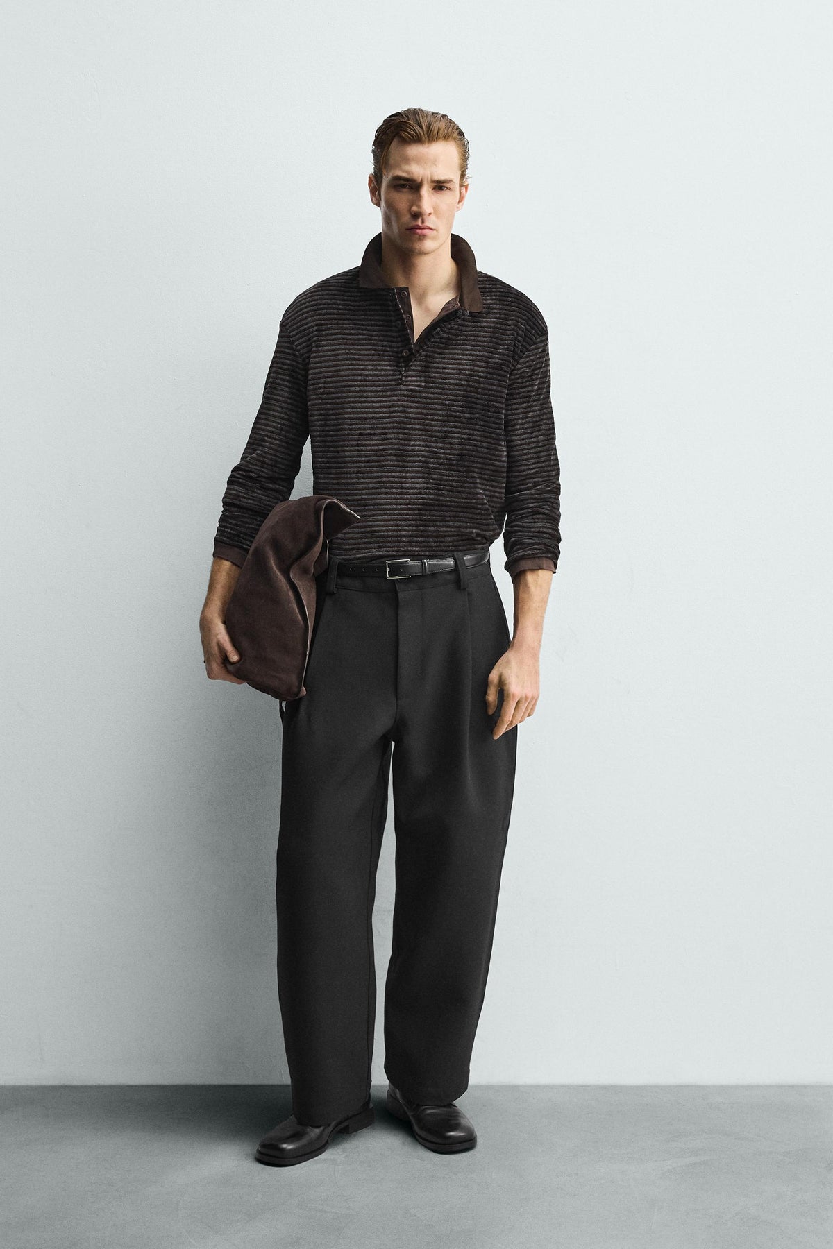 Textured Wash Polo
