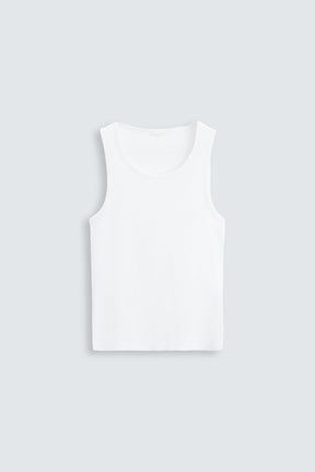 BASIC RIBBED TANK TOP - Image 6