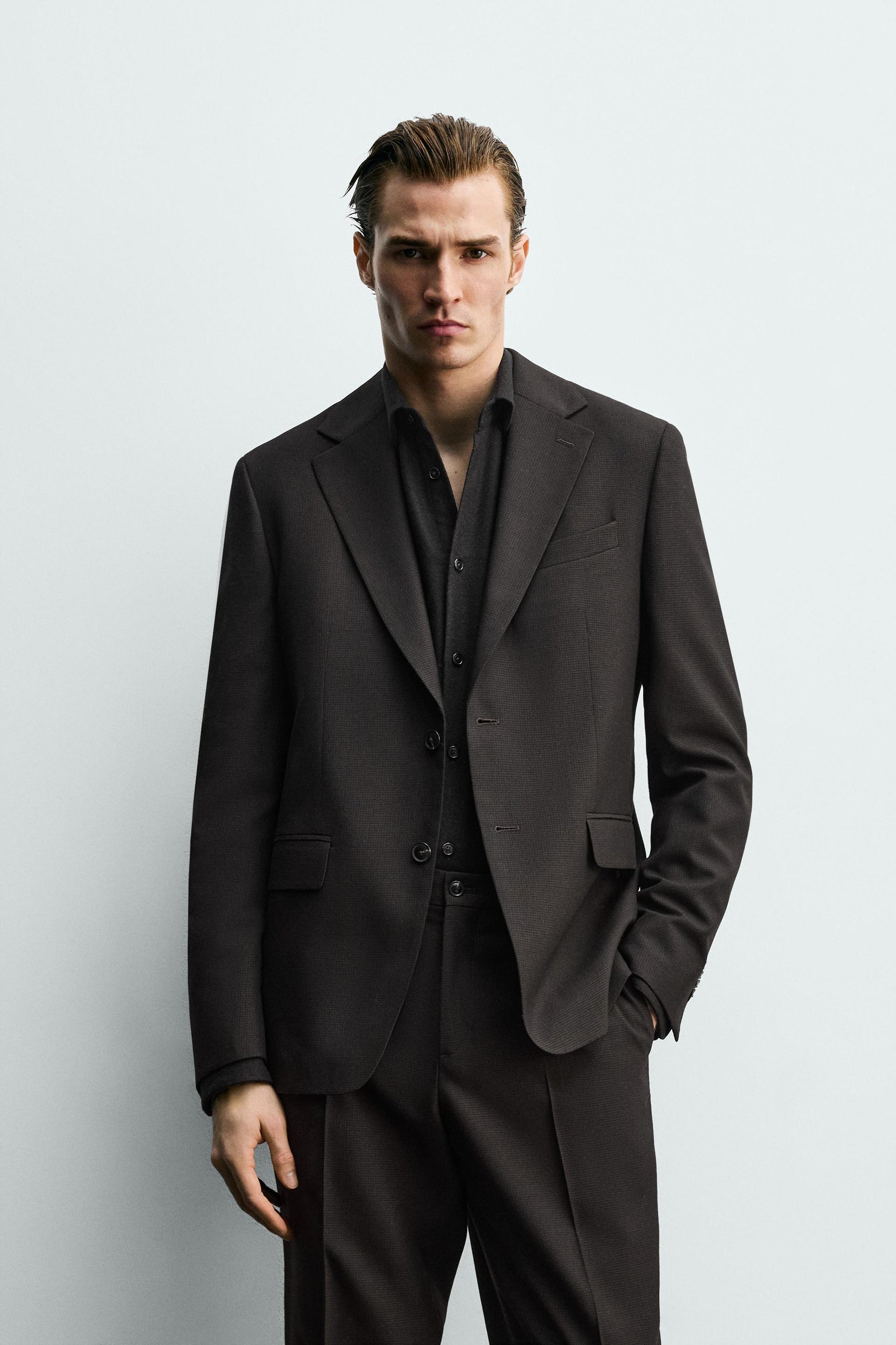 Houndstooth Blazer Suit