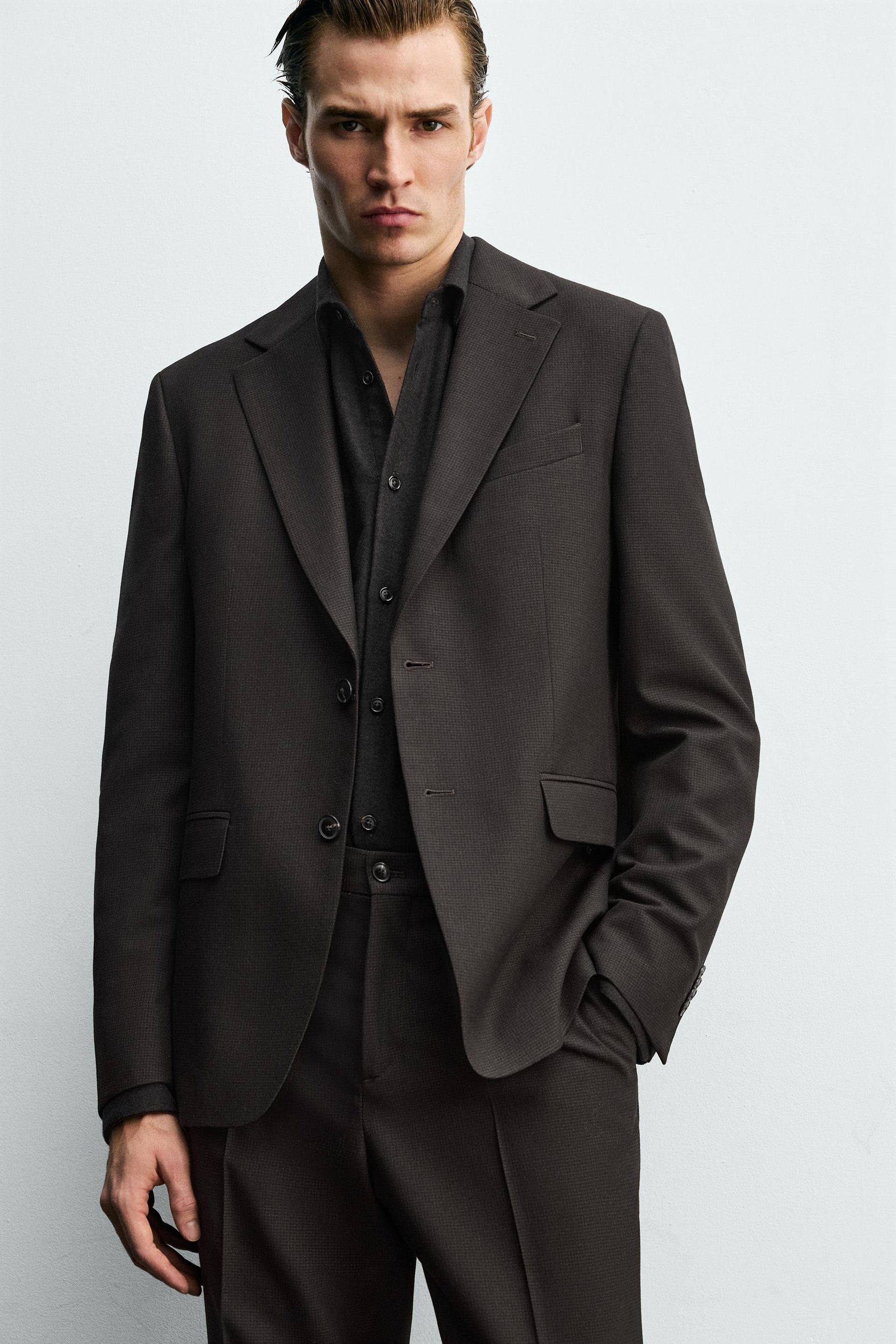 Houndstooth Blazer Suit