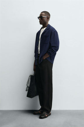 COMFORT SEERSUCKER OVERSHIRT - Image 4