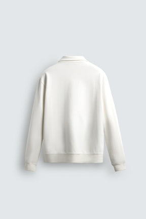 INTERLOCK POLO SWEATSHIRT WITH ZIP - Image 7