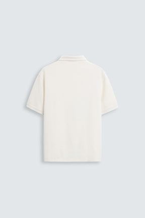 BASIC TEXTURED POLO SHIRT - Image 7