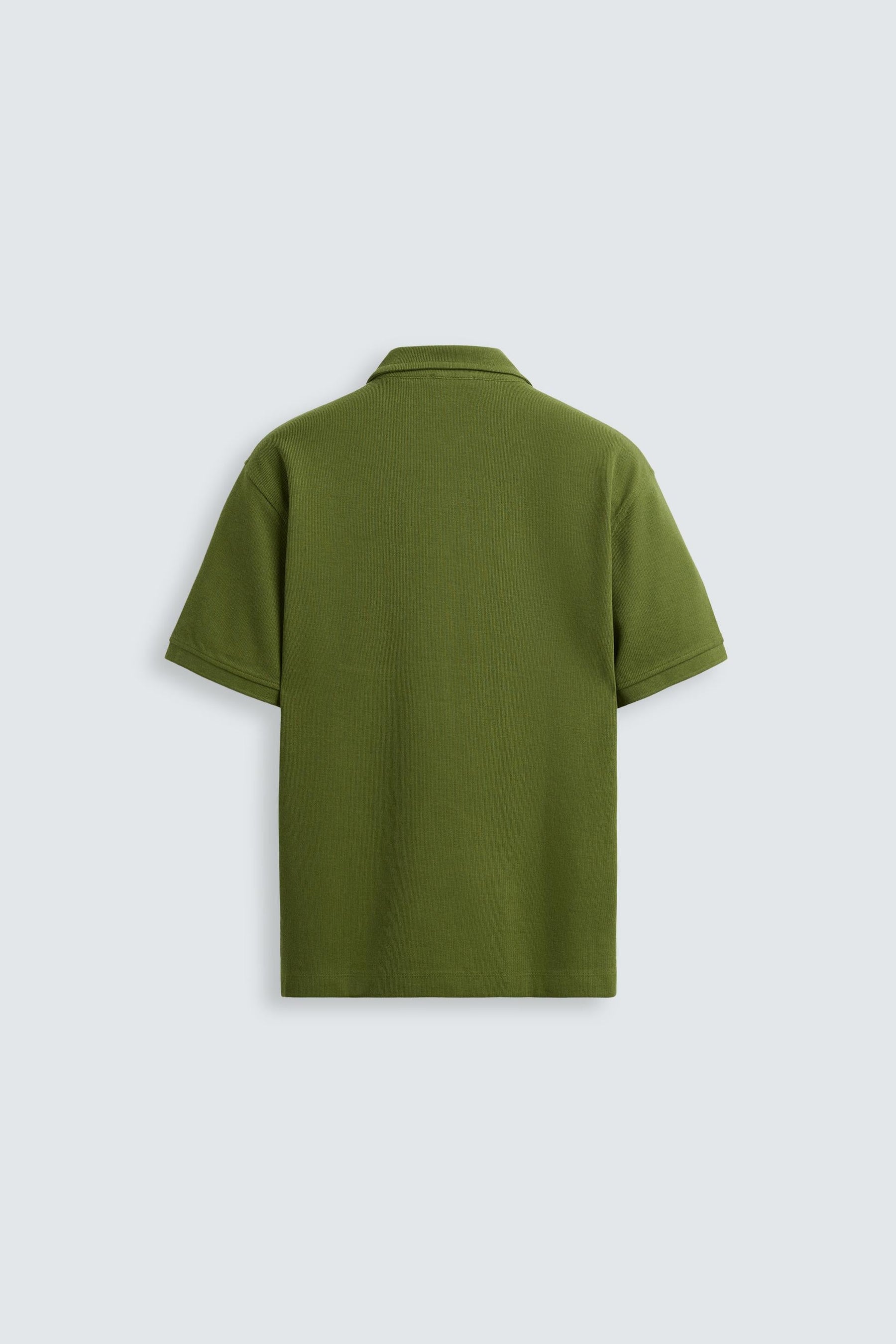 Textured Knit Polo