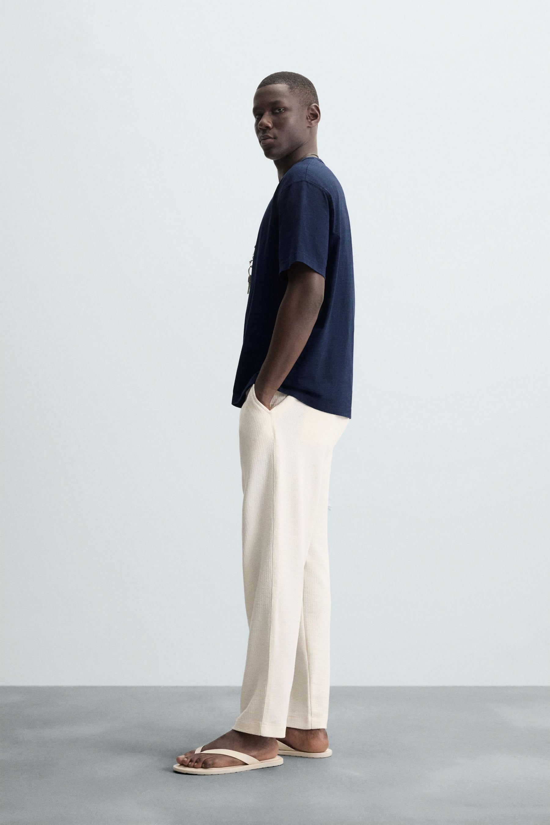 RELAXED FIT WASHED T-SHIRT - Image 4