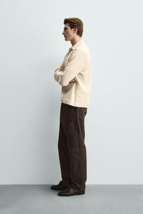 Polohemd mit Streifenmuster