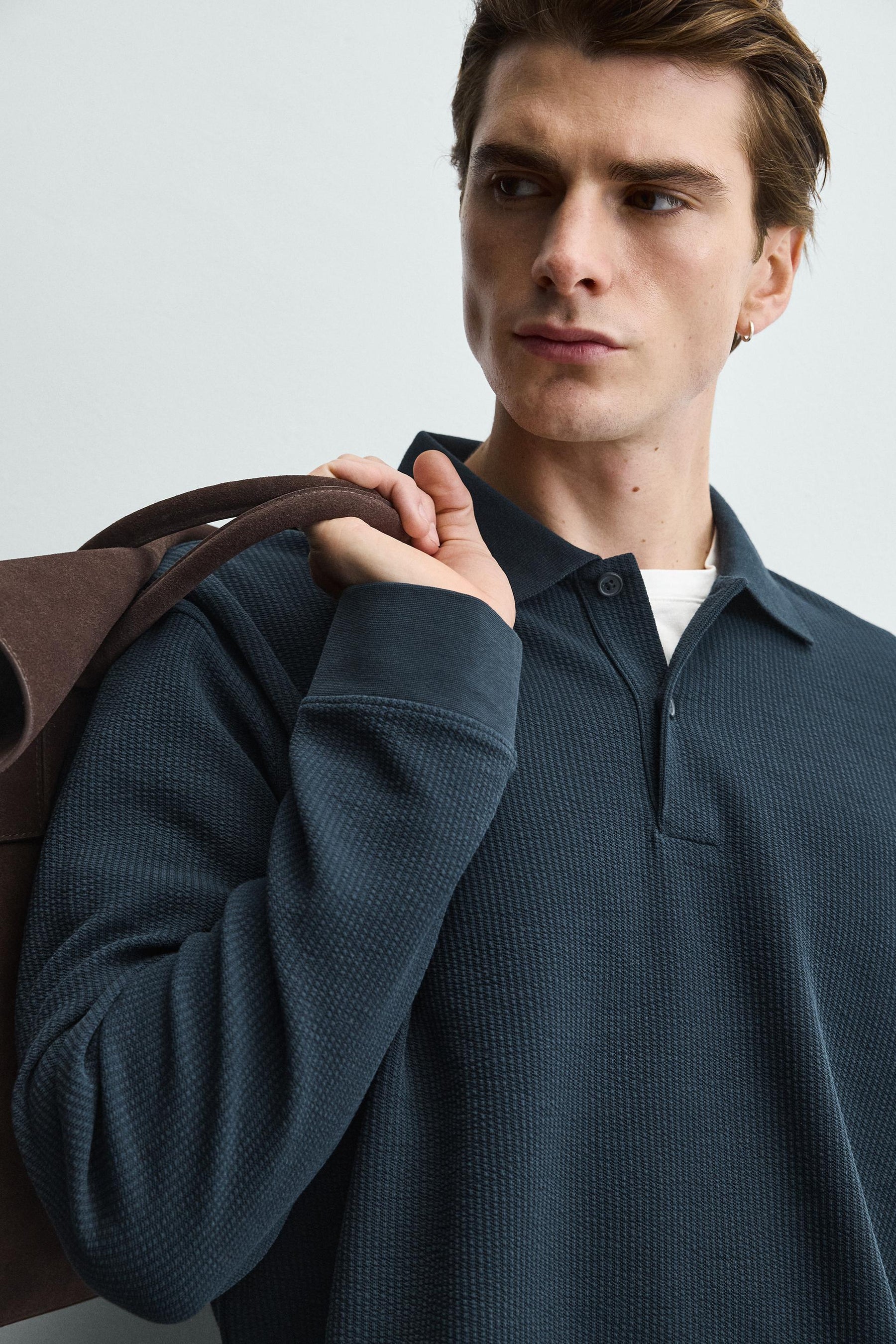 Polohemd mit Streifenmuster