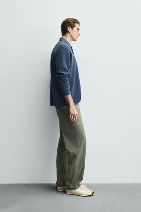 Polohemd mit Streifenmuster