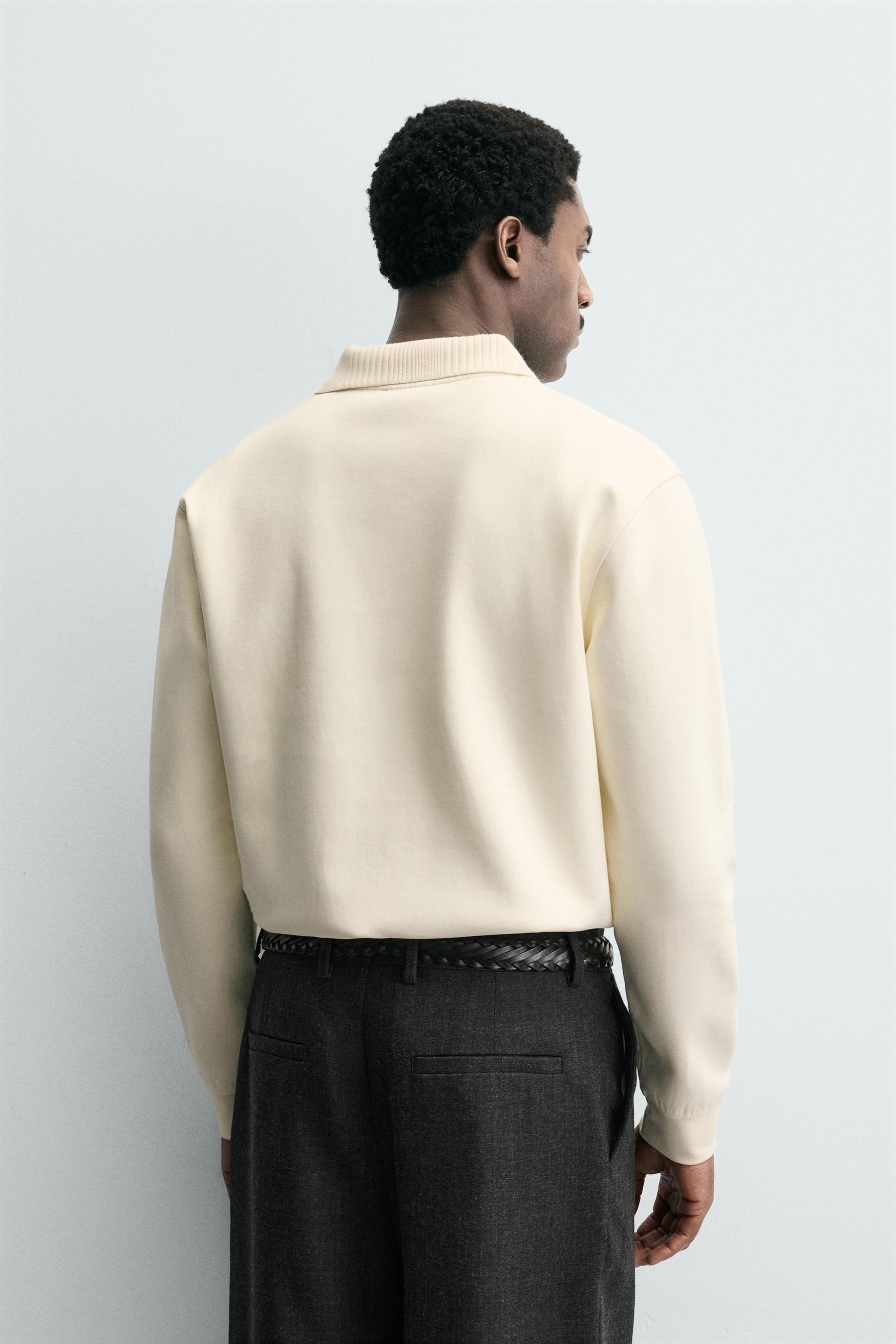 INTERLOCK POLO SWEATSHIRT - Image 3