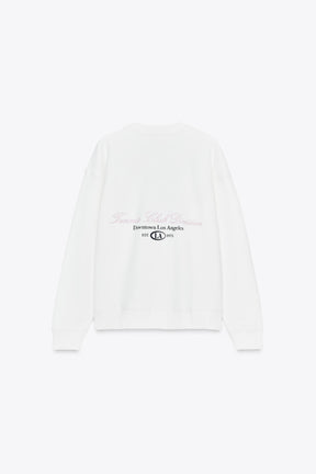 Cotton Slogan Sweatshirt