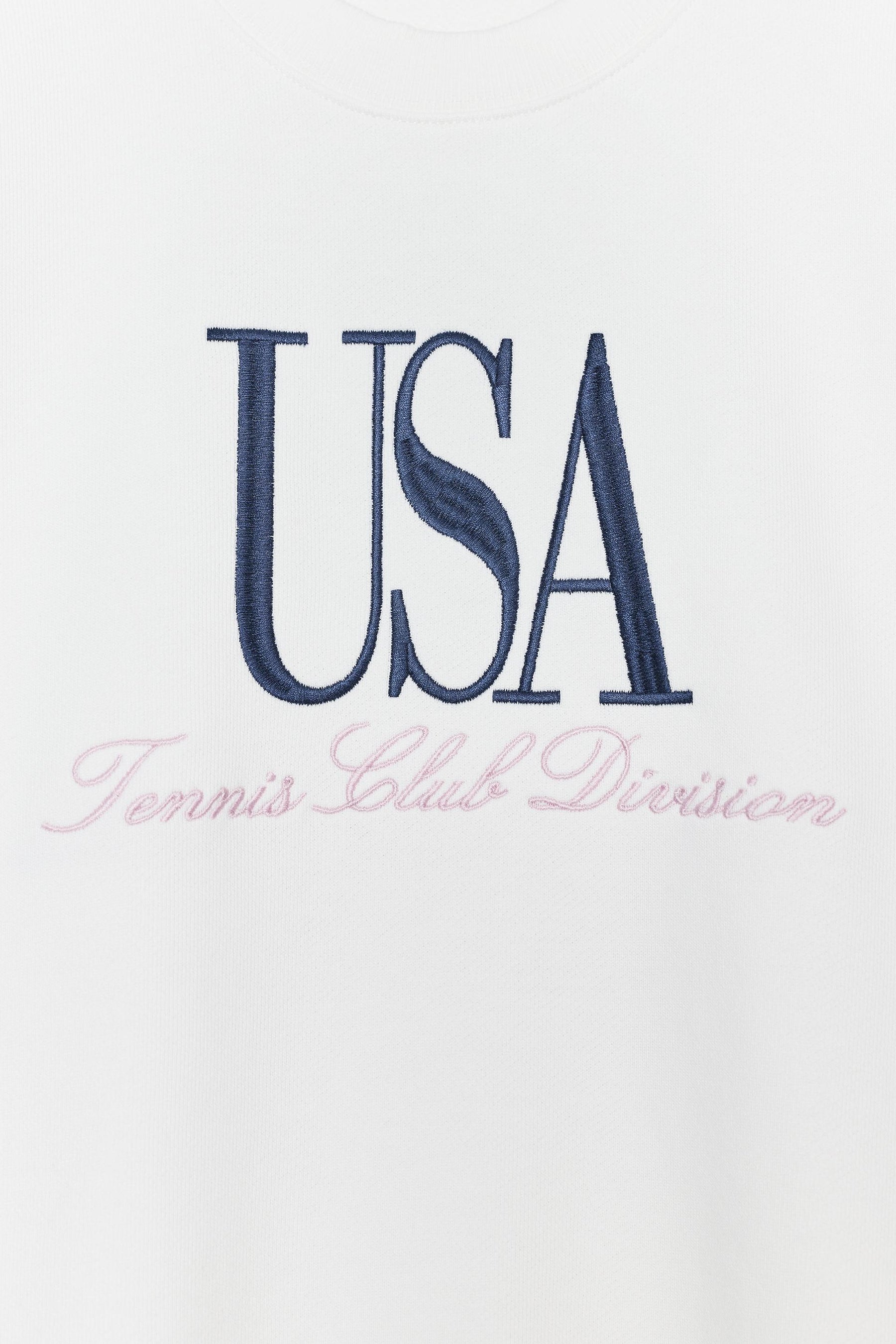 Cotton Slogan Sweatshirt