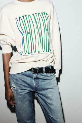 Slogan Sweatshirt