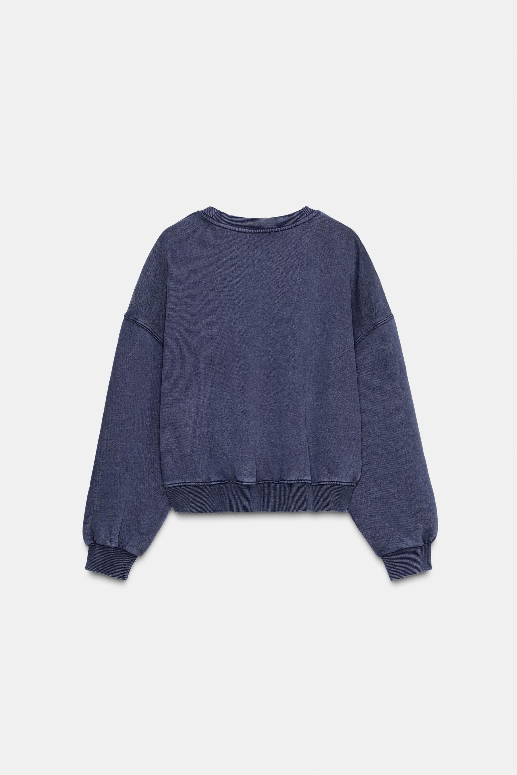 Studded Faded Sweatshirt