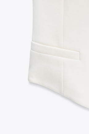 Asymmetric Interlock Waistcoat