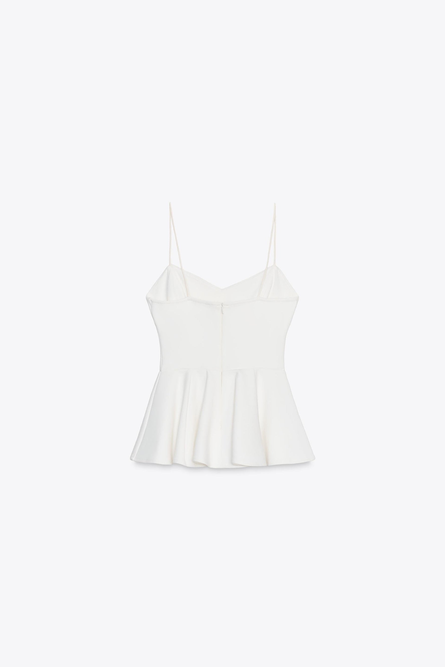 Strappy Peplum Top
