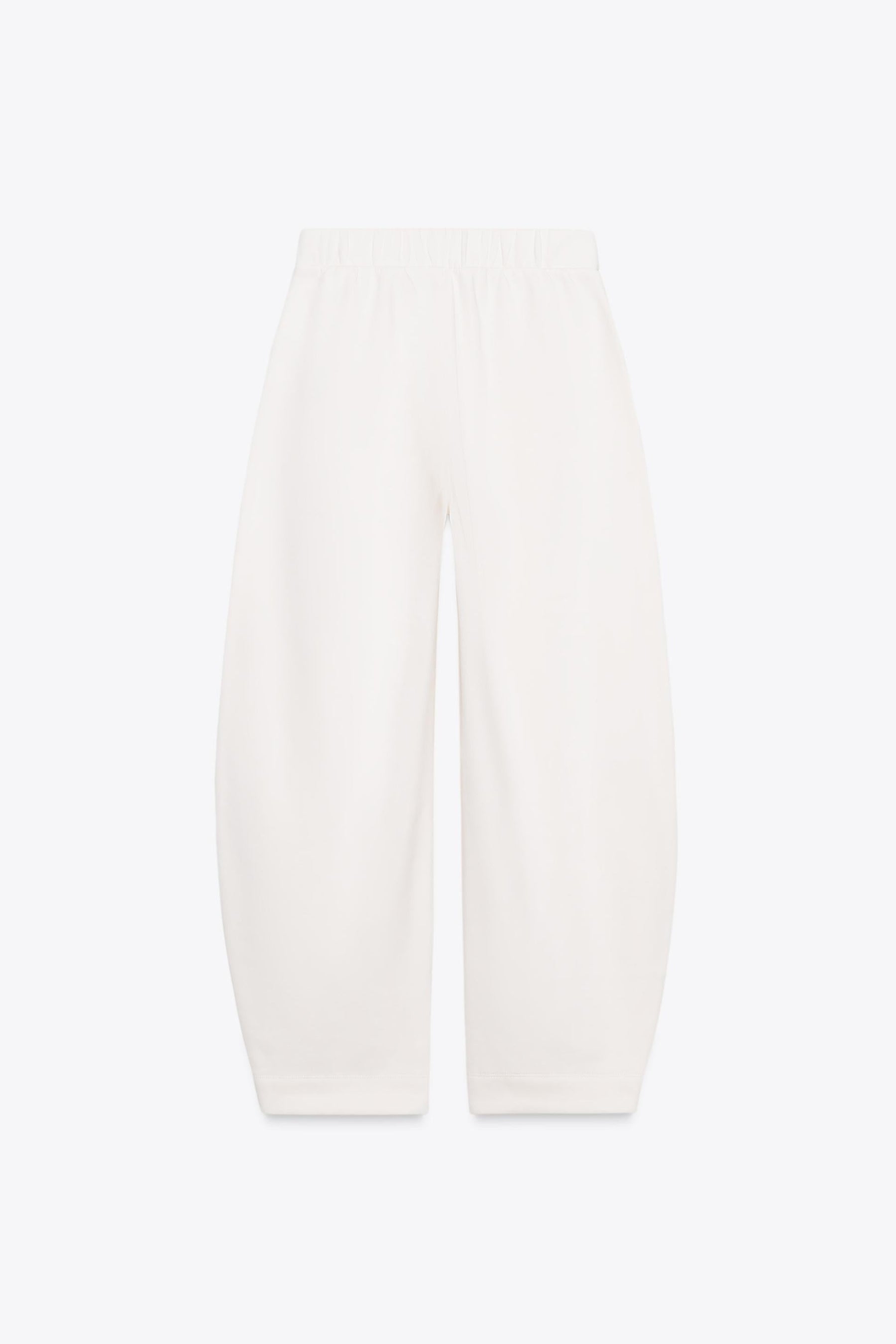 Belted Barrel Leg Trousers