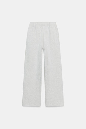FLEECE STRAIGHT-LEG TROUSERS