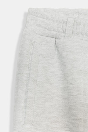 FLEECE STRAIGHT-LEG TROUSERS