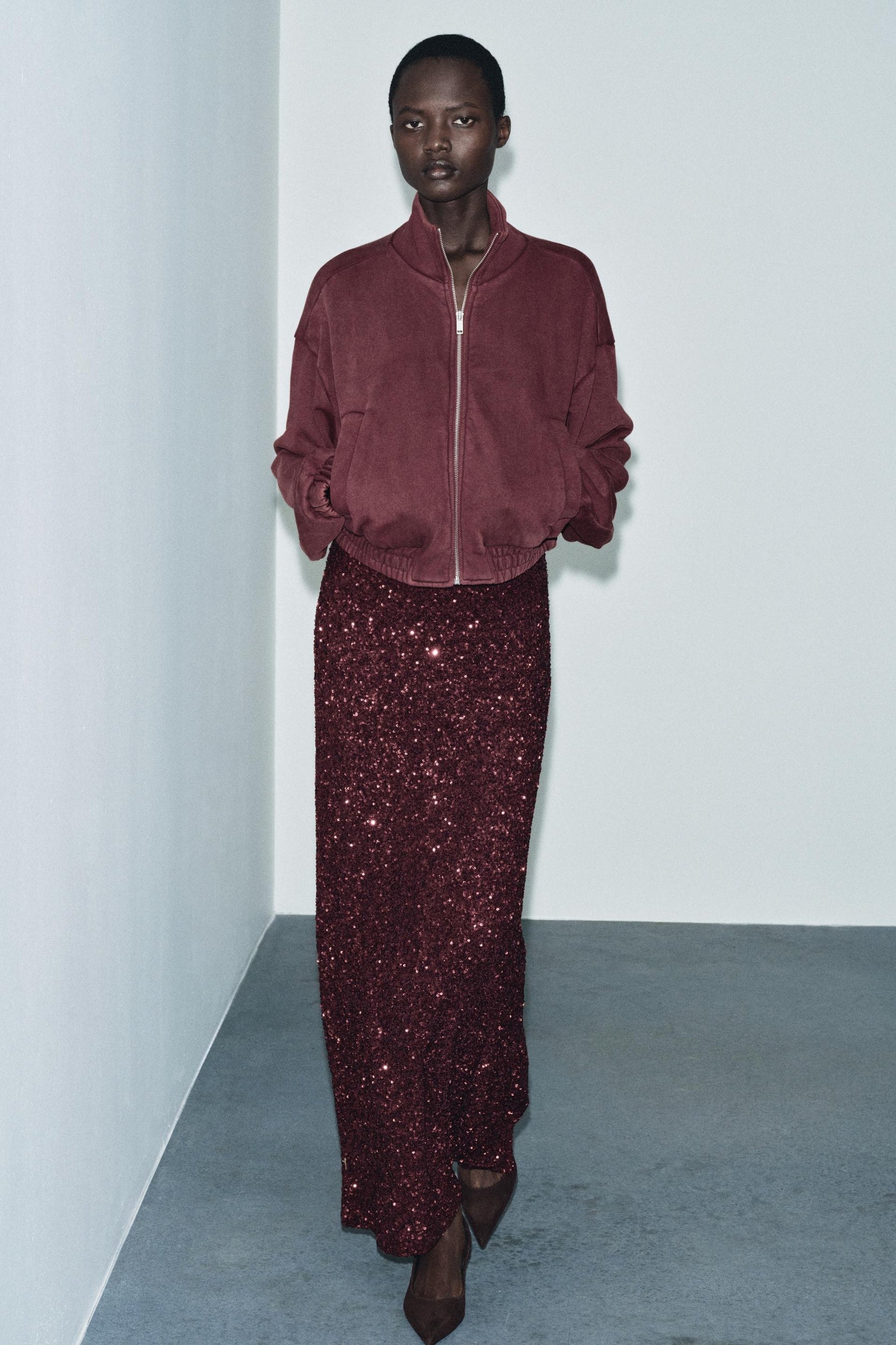 WASHED FLEECE JACKET