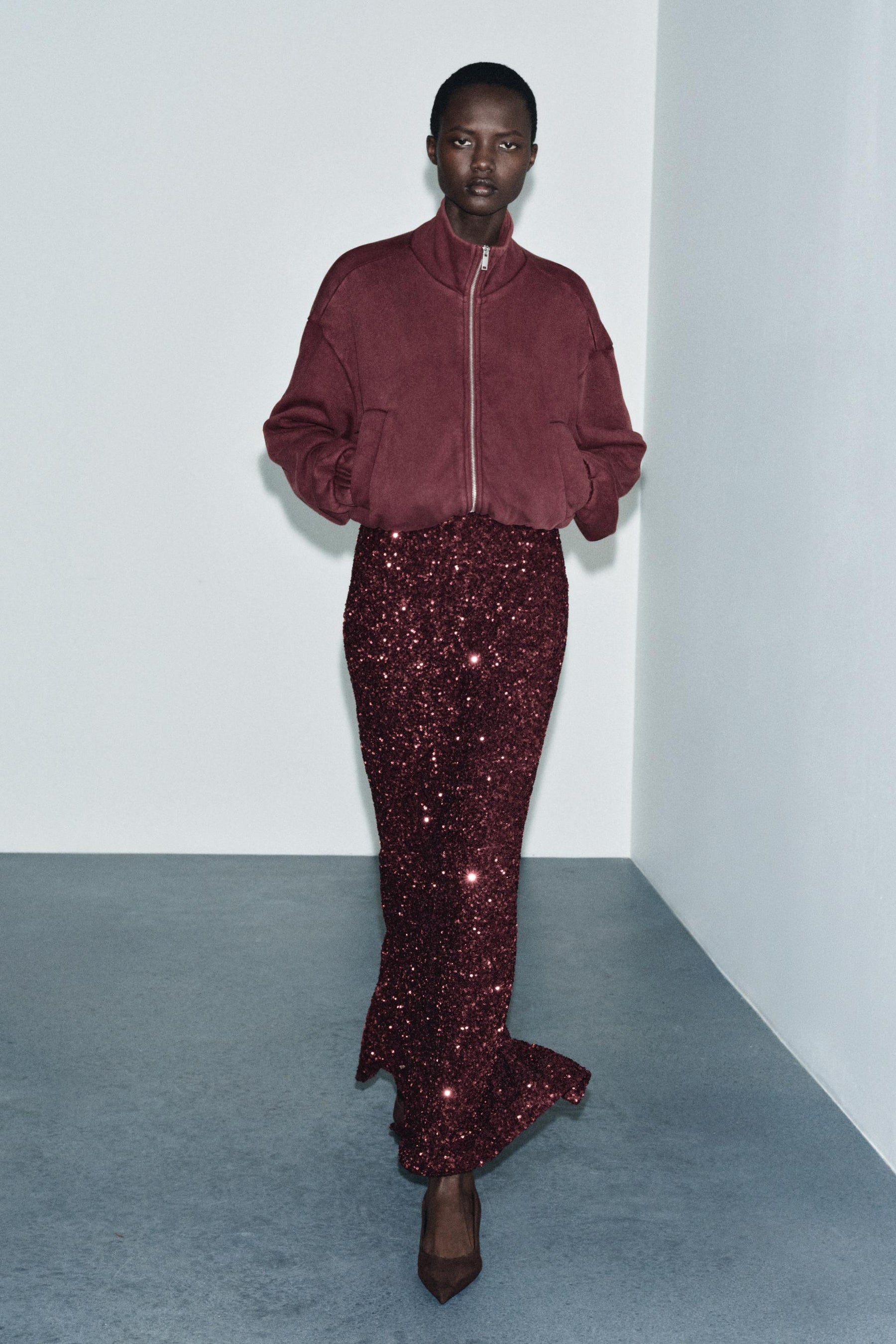 WASHED FLEECE JACKET