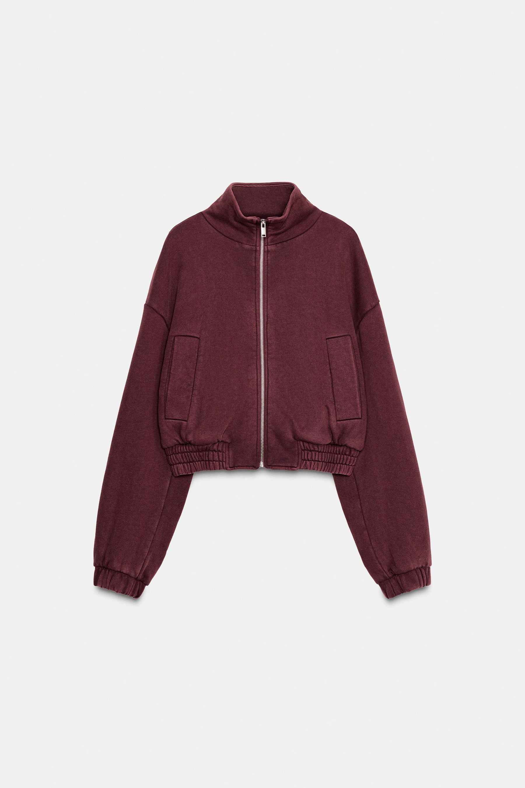 WASHED FLEECE JACKET