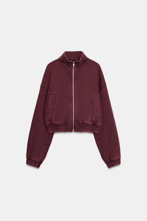 WASHED FLEECE JACKET