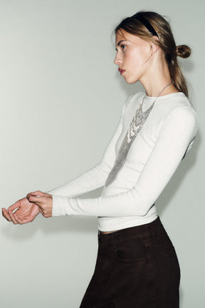 RIBBED T-SHIRT