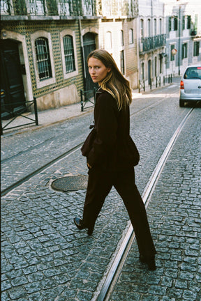 CONTRAST TROUSERS
